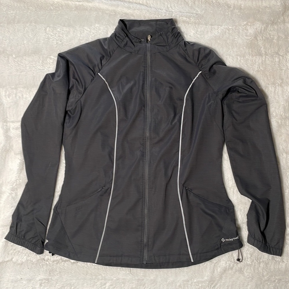 Moving Comfort Dark Gray Lightweight Windbreaker